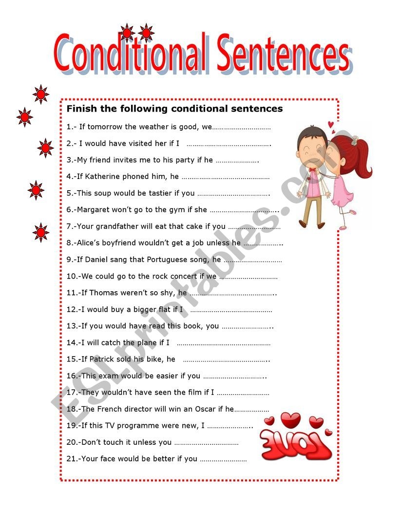If Conditional Grammar Worksheets