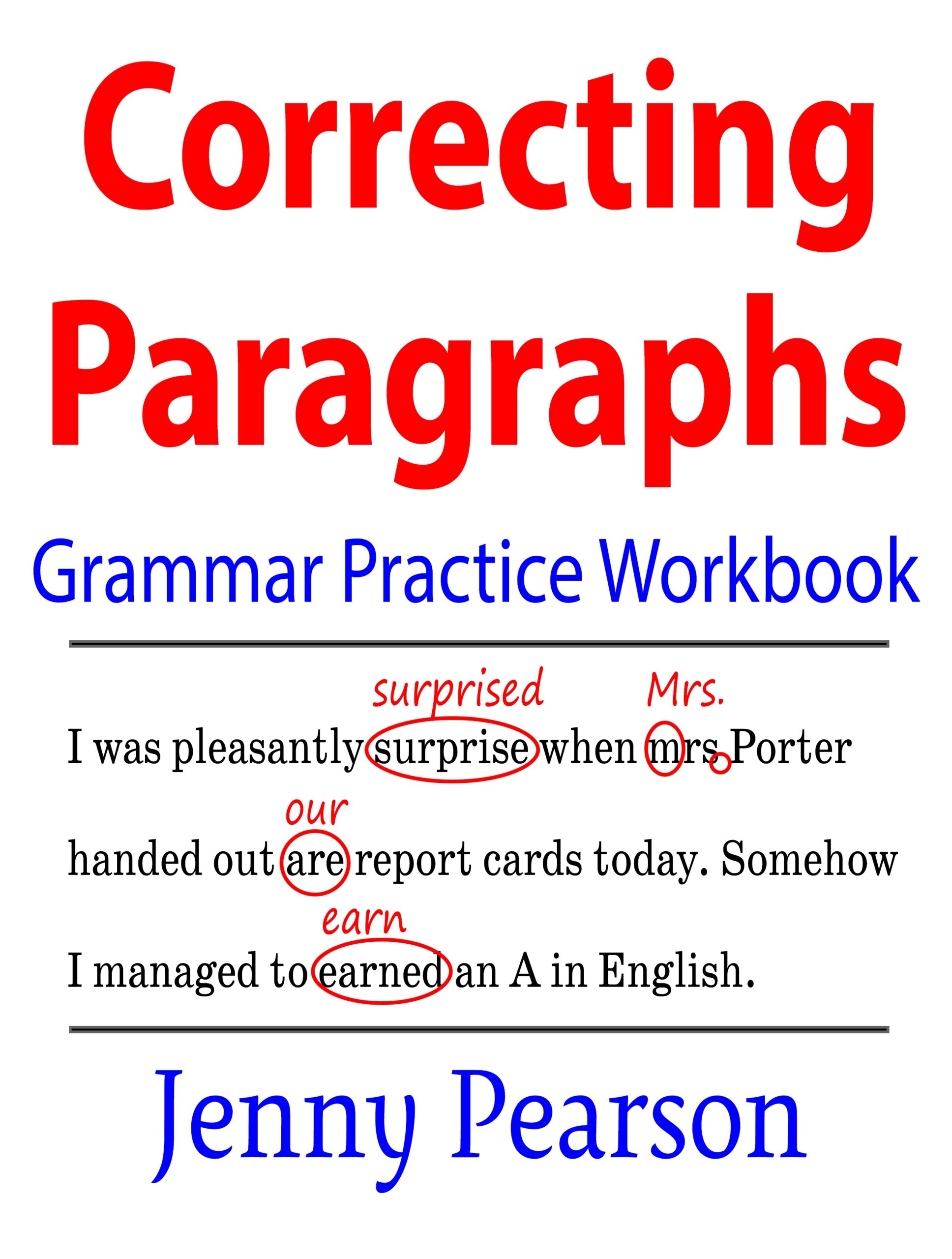 Grammar Correction Paragraph Worksheet