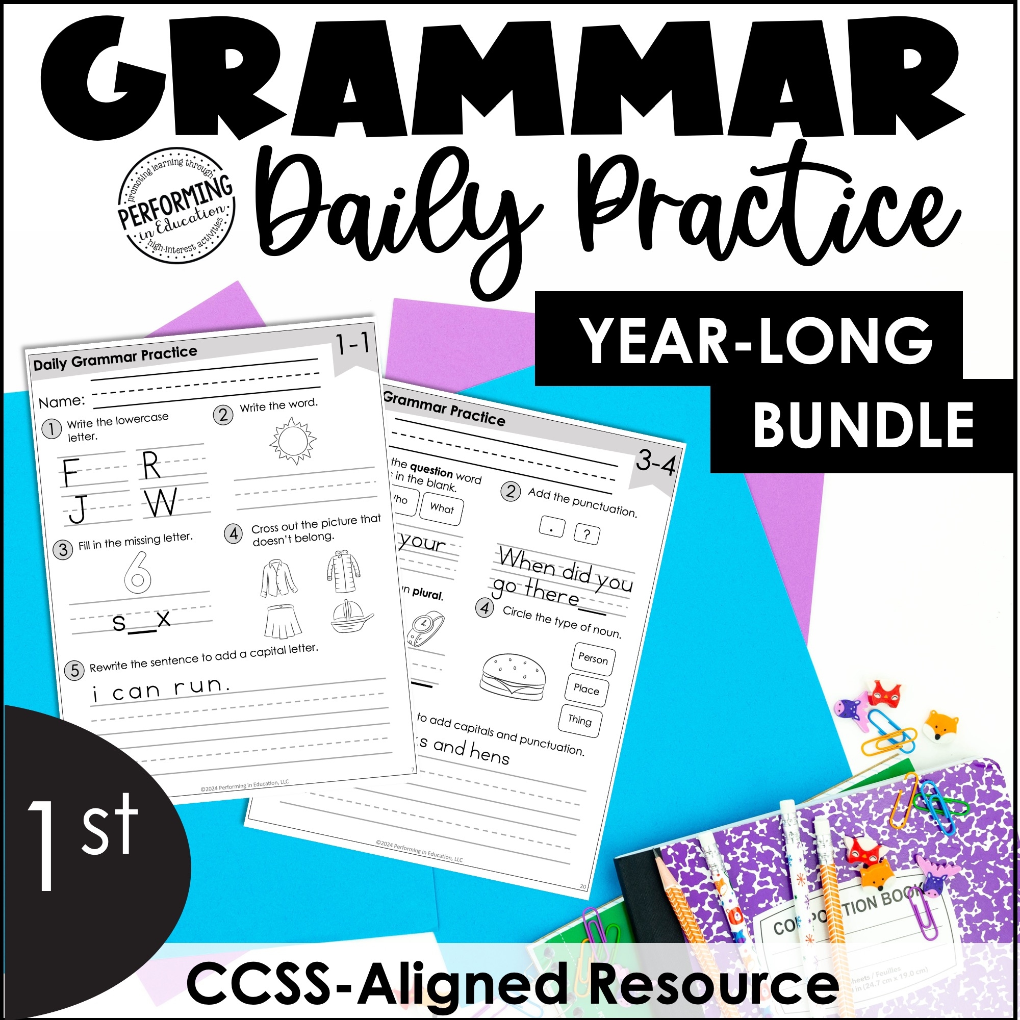 1st Standard Grammar Worksheet 1st Standard Grammar Worksheet