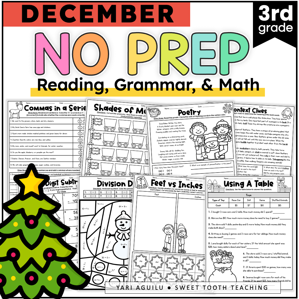 Christmas Grammar Worksheets Grade 3 Christmas Grammar Worksheets Grade 3