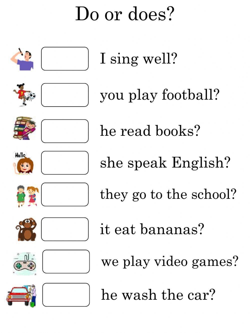 Do Or Does Free Interactive Worksheets 650818 Do Or Does Free Interactive Worksheets 650818