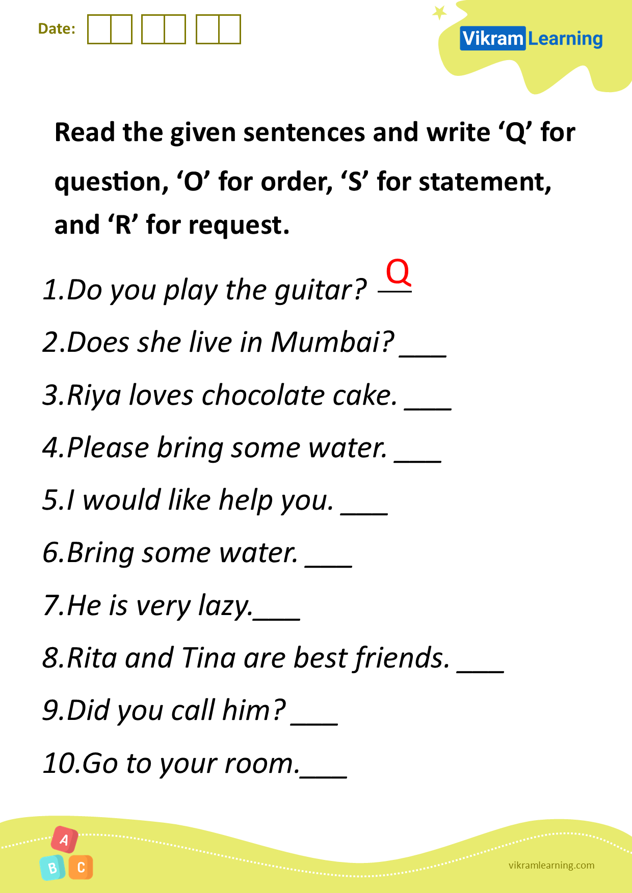 Khan Academy English Grammar Worksheets