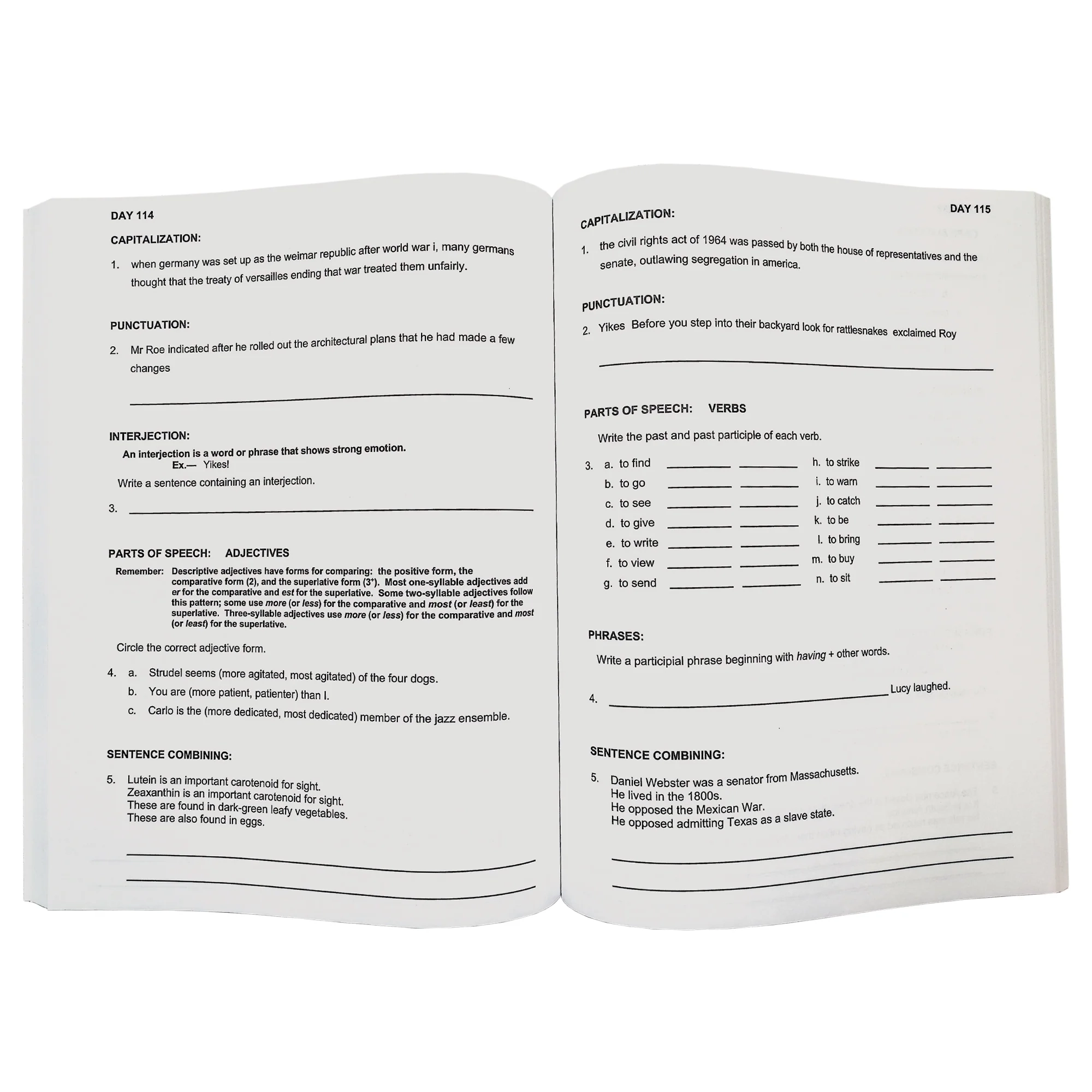 Painless Grammar Worksheets