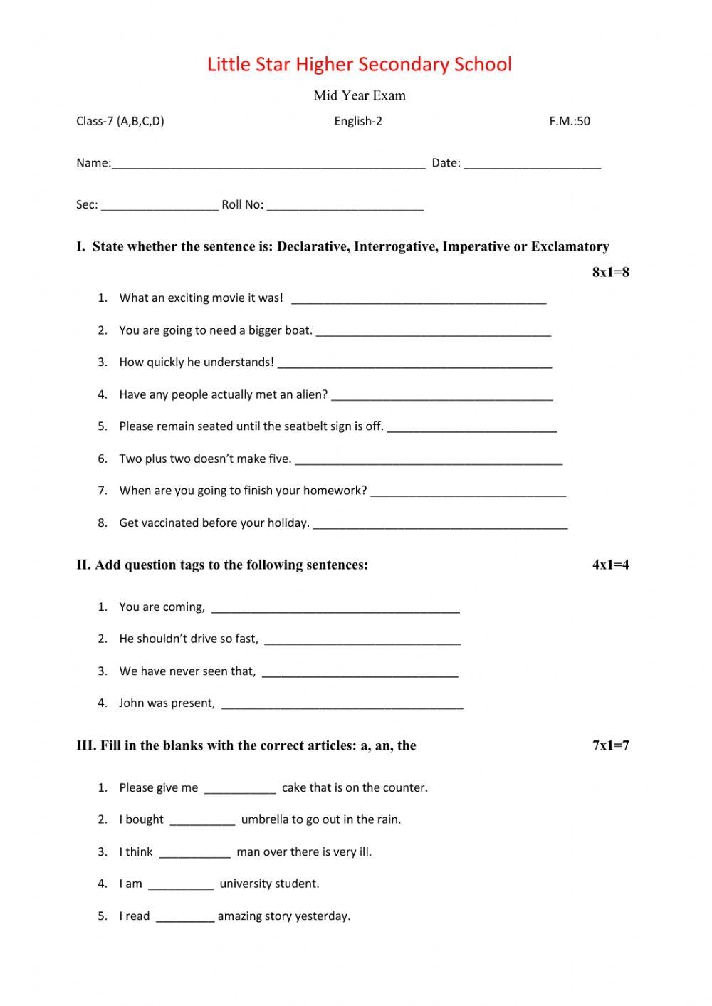 English 2 Class Free Interactive Worksheets 279907 English 2 Class Free Interactive Worksheets 279907