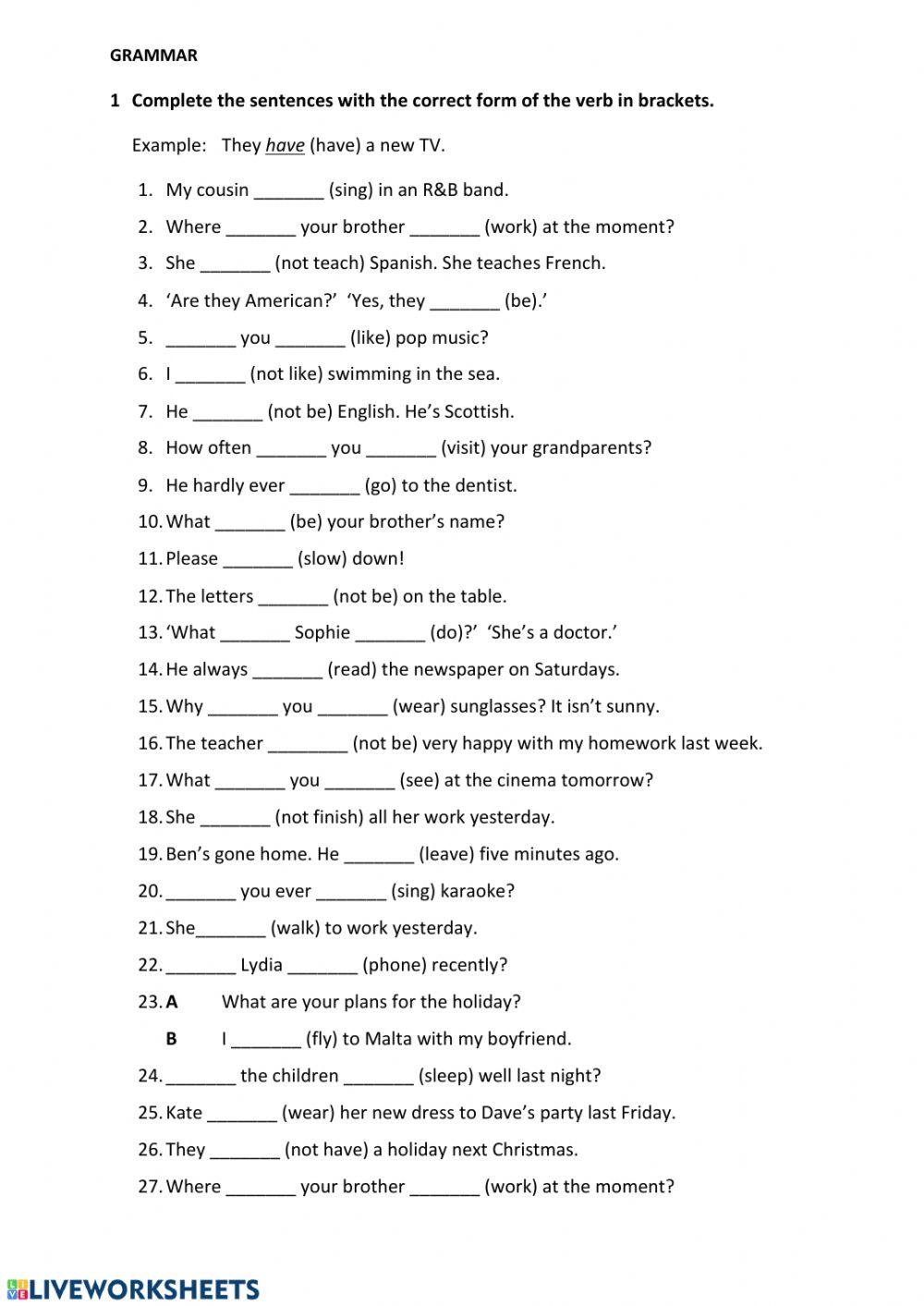 English File El Free Interactive Worksheets 163425