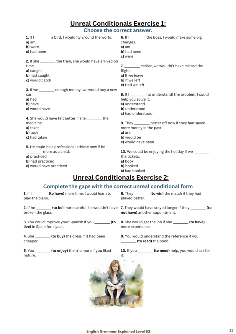English Grammar Book Level B2 Upper Intermediate English Worksheets PDF Download English Grammar Explained