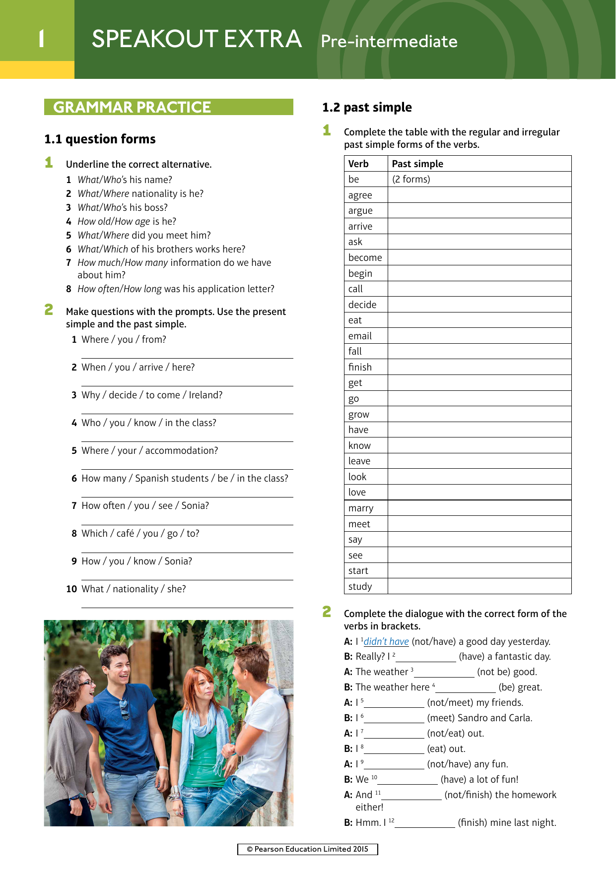 English Grammar Practice Pre Intermediate Worksheet English Grammar Practice Pre Intermediate Worksheet