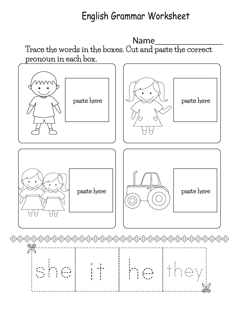 Grammar Worksheets For Elementary Students