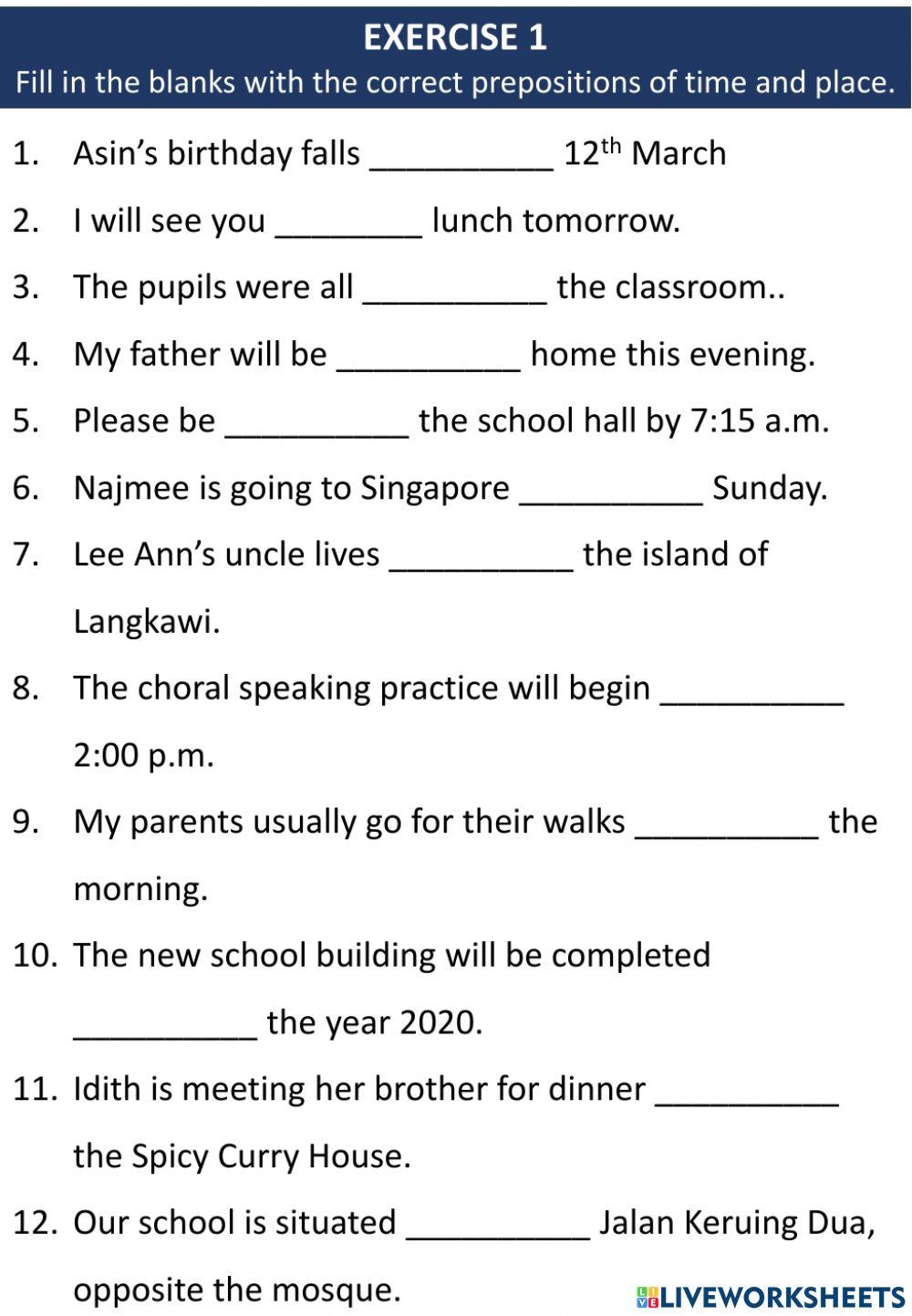 English Year 6 Free Interactive Worksheets 1403903 English Year 6 Free Interactive Worksheets 1403903