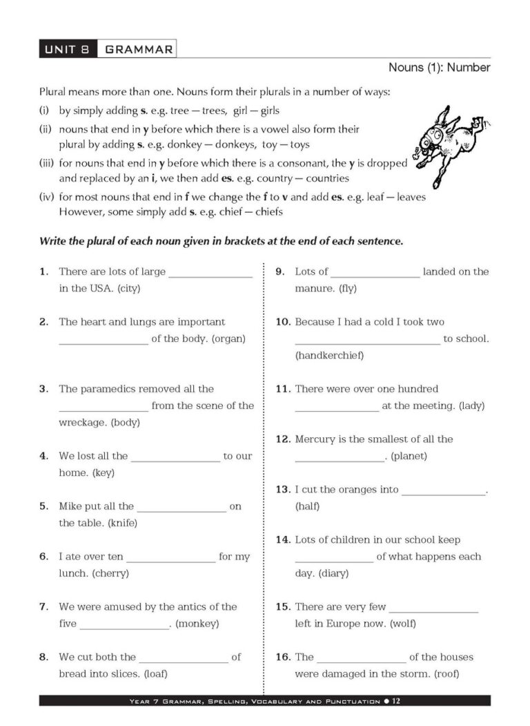 Excel Basic Skills Grammar Spelling Vocabulary And Punctuation Year 7 Pascal Press