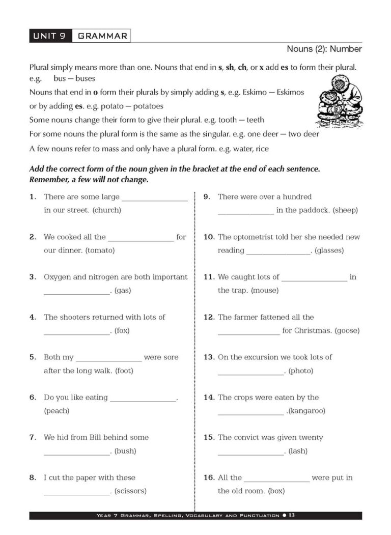 Excel Basic Skills Grammar Spelling Vocabulary And Punctuation Year 7 Pascal Press