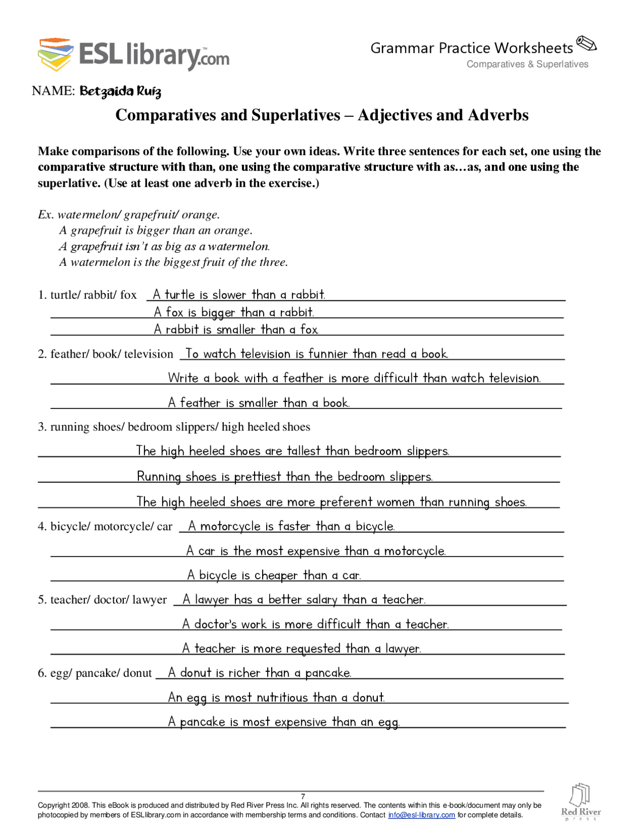 Exercises Of Basic English Assignments English Language Docsity Exercises Of Basic English Assignments English Language Docsity