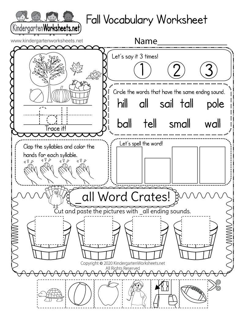 Fall Vocabulary Worksheet Free Printable Digital PDF Fall Vocabulary Worksheet Free Printable Digital PDF