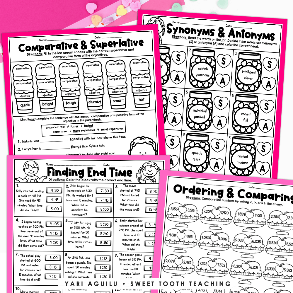 Literacy Grammar Worksheets Literacy Grammar Worksheets