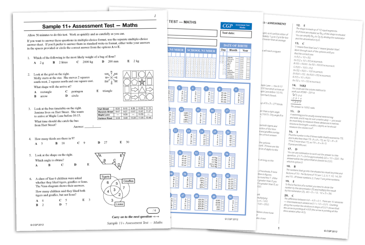 Free 11 Practice Papers CGP Books Free 11 Practice Papers CGP Books