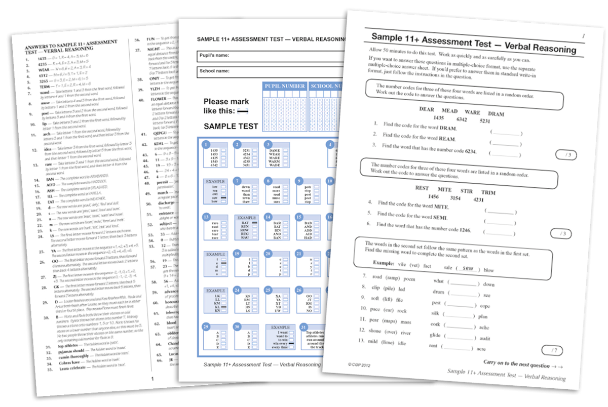 Free 11 Practice Papers CGP Books