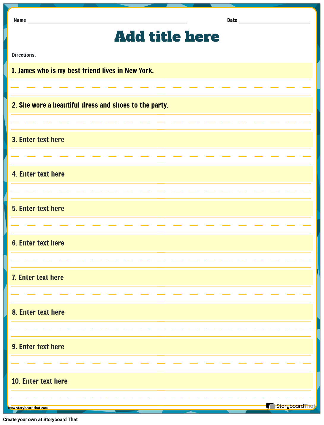 Commas Weekly Grammar Worksheet Answers