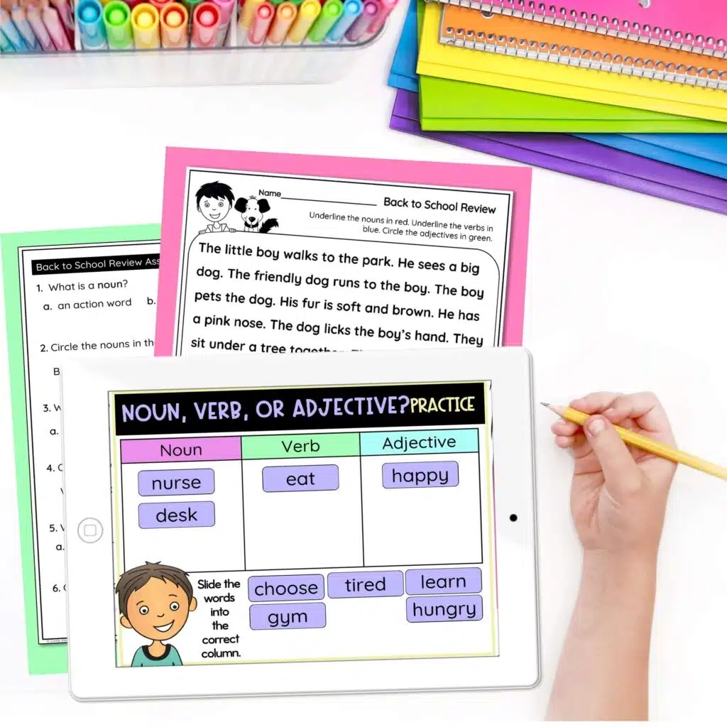 College Grammar Worksheets