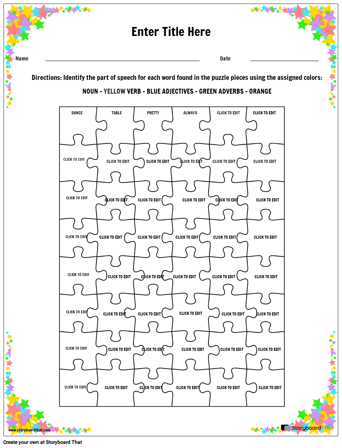 Free Grammar Worksheets Storyboard That s Exercises In 2025