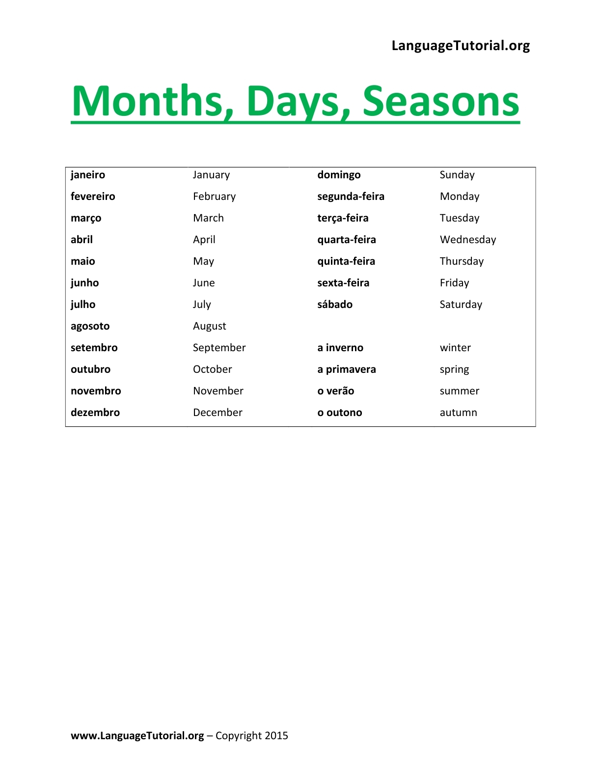 Free Portuguese Worksheets Online U0026 Printable Free Portuguese Worksheets Online U0026 Printable