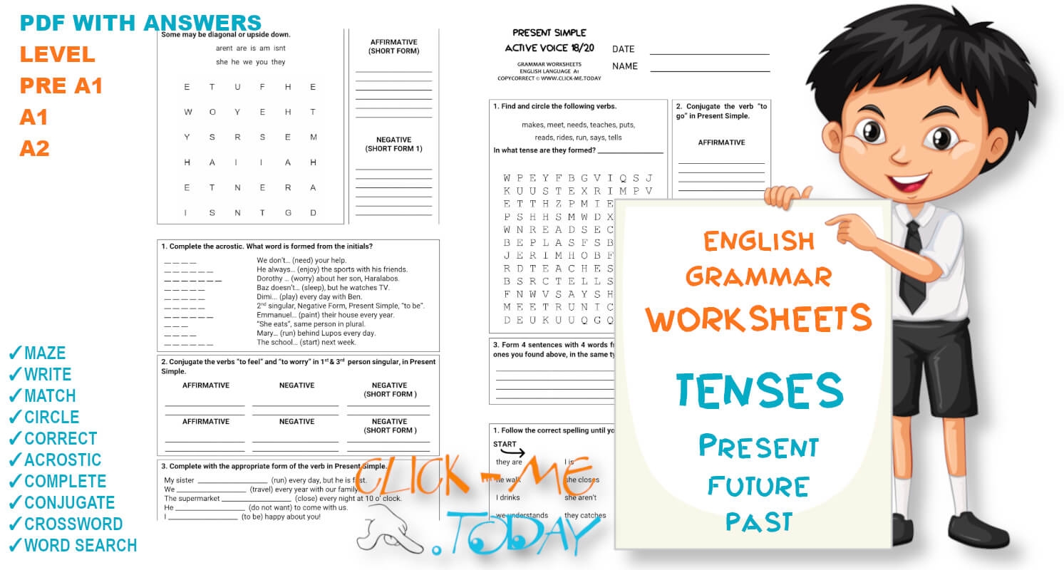 Grammar Worksheets Answers