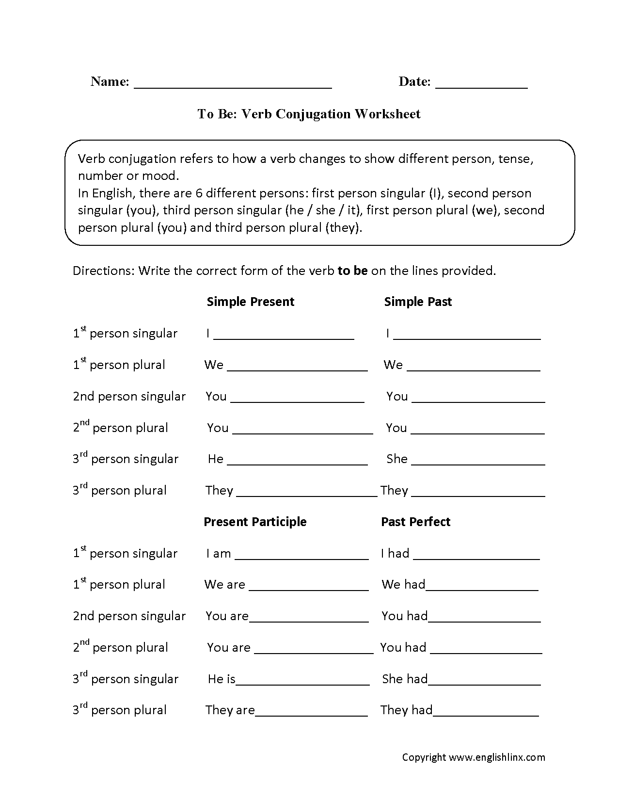 English Grammar Verbs Worksheets English Grammar Verbs Worksheets