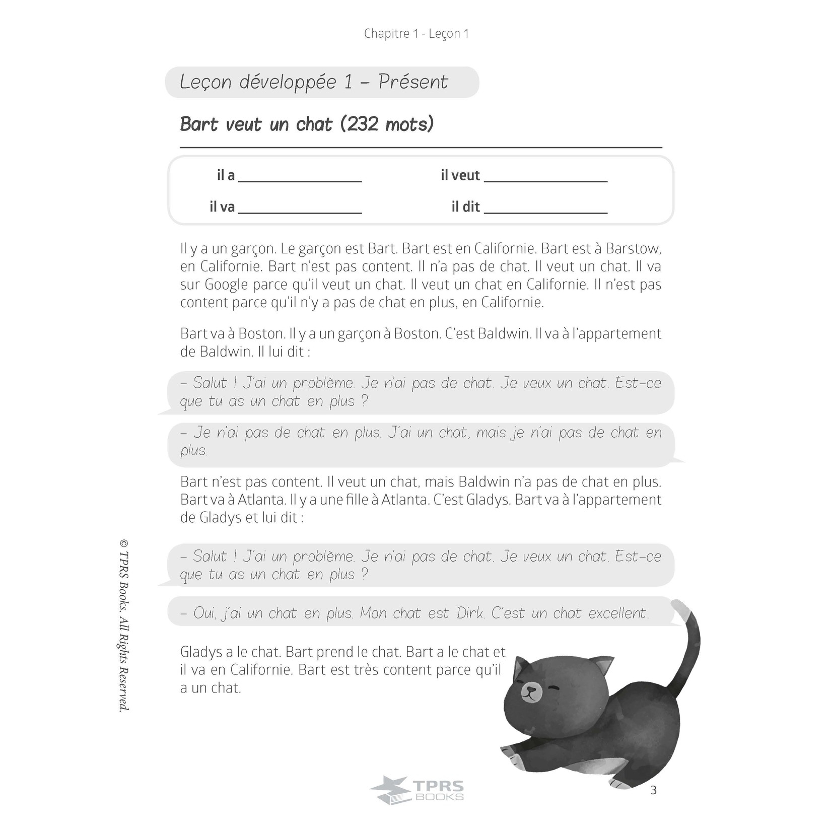 French 1 2 Mini stories For Look I Can Talk Student Text The CI Bookshop