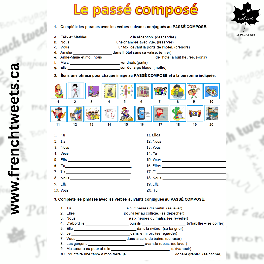 French Exercises For Beginners PDF French Tweets