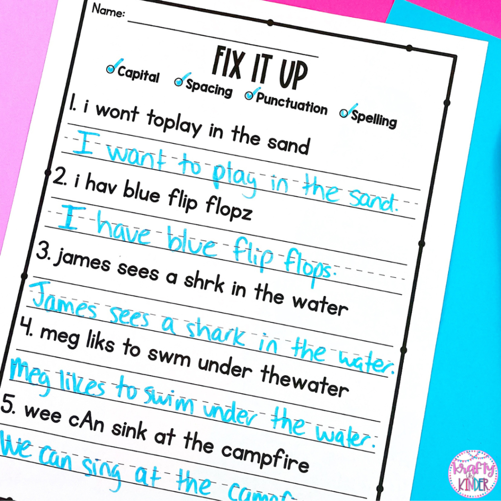Fun Grammar Activities For The 1st Grade Classroom Krafty In Kinder Fun Grammar Activities For The 1st Grade Classroom Krafty In Kinder