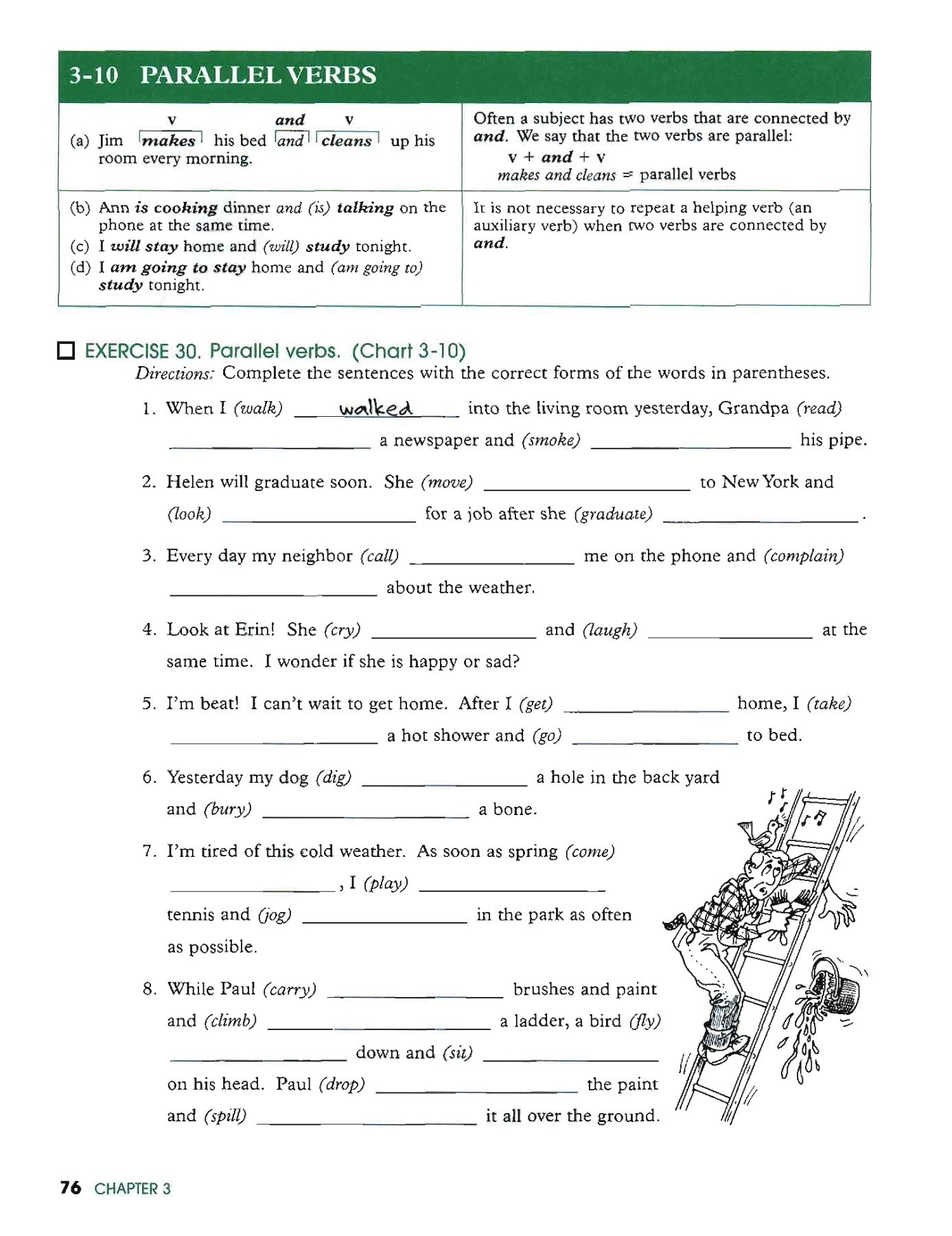 Parallelism Grammar Worksheet Parallelism Grammar Worksheet