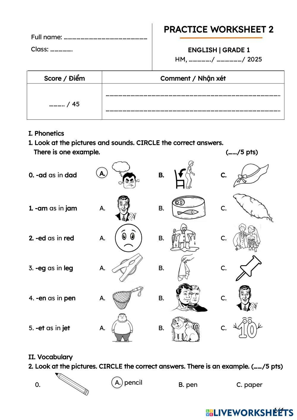G1 PRACTICE TES Free Interactive Worksheets 8040460