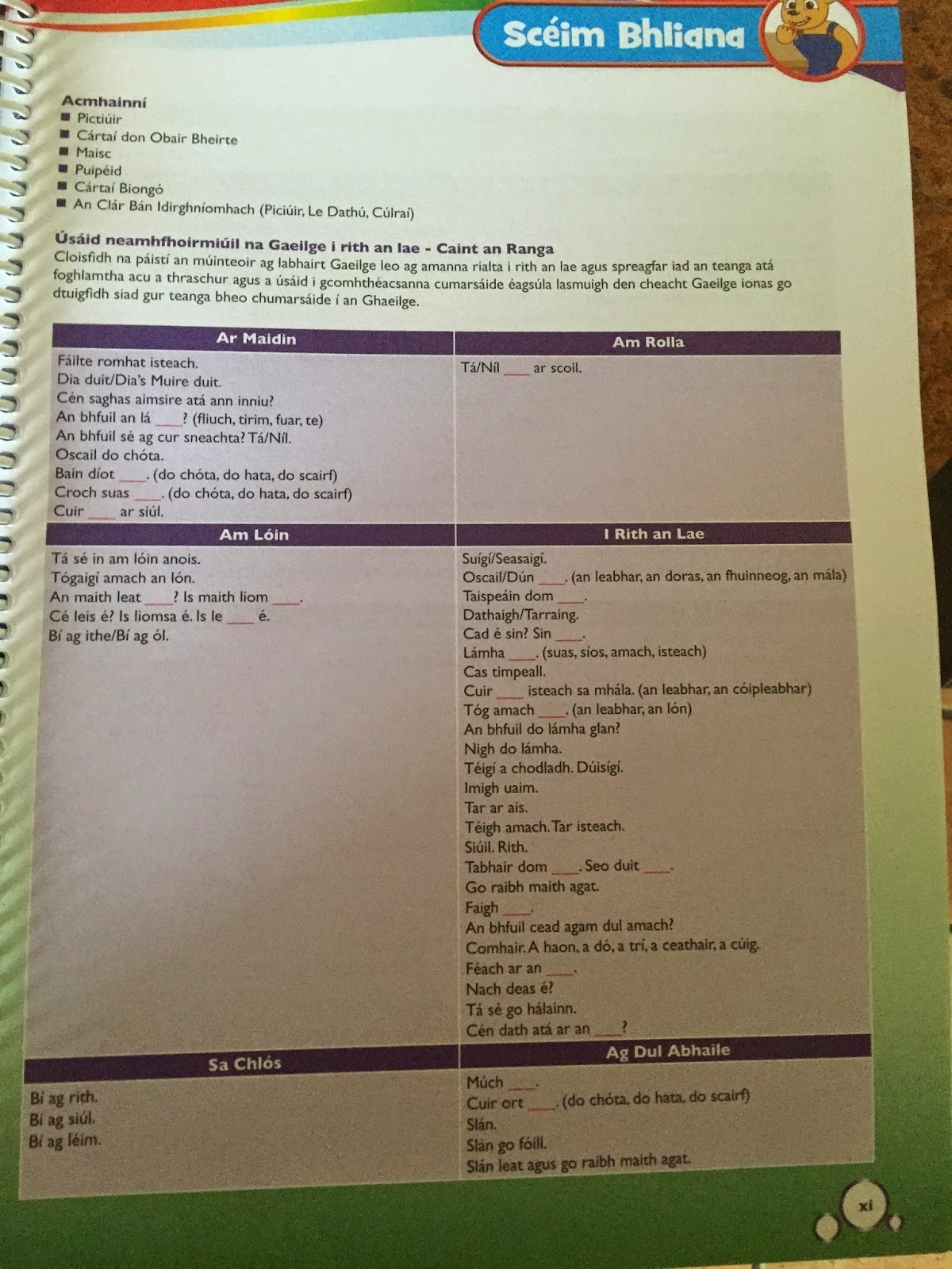 Gaeilge Grammar Worksheets