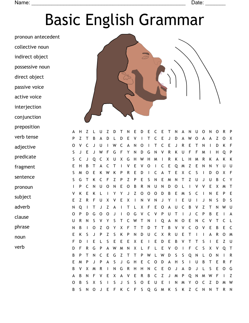 GCSE ENGLISH LANGAUGE Word Search WordMint GCSE ENGLISH LANGAUGE Word Search WordMint