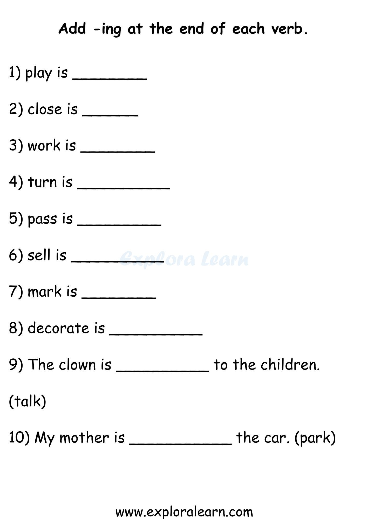 Ap English Grammar Worksheets