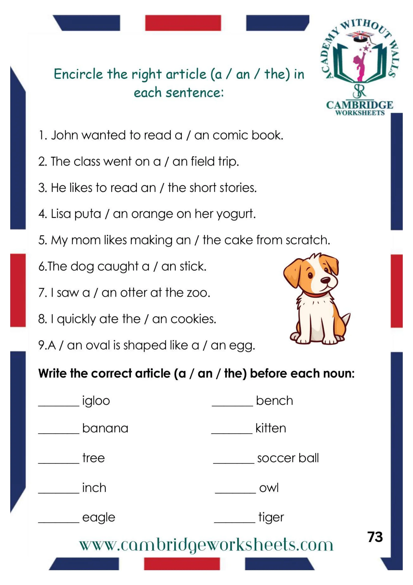 Grade 2 Grammar Pack Cambridge Work Sheets