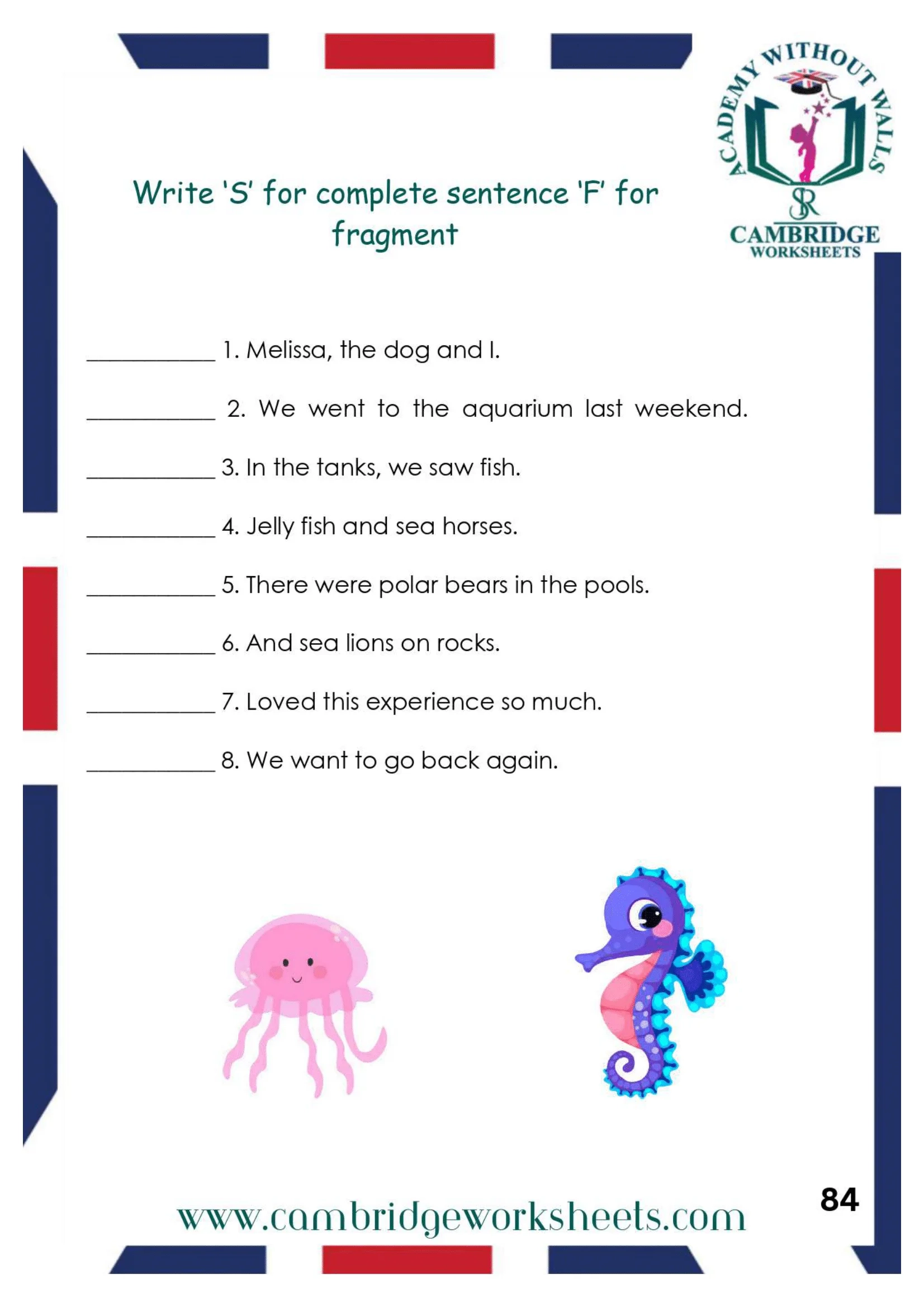 Grade 2 Grammar Pack Cambridge Work Sheets