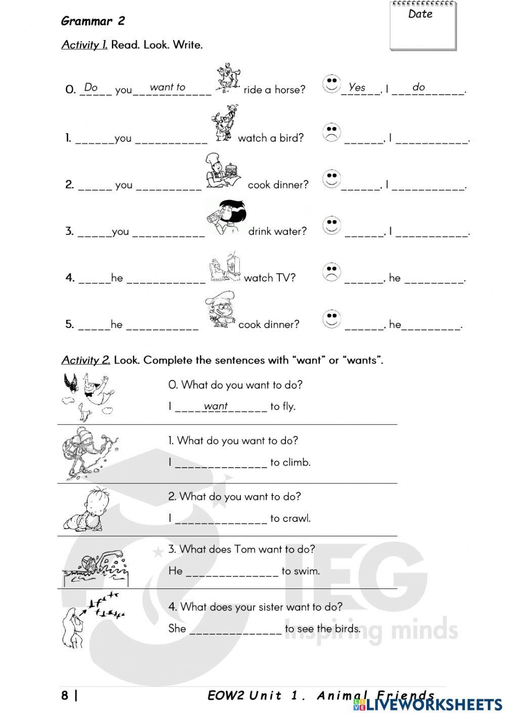 Grade 2 Unit 1 Free Interactive Worksheets 1447458