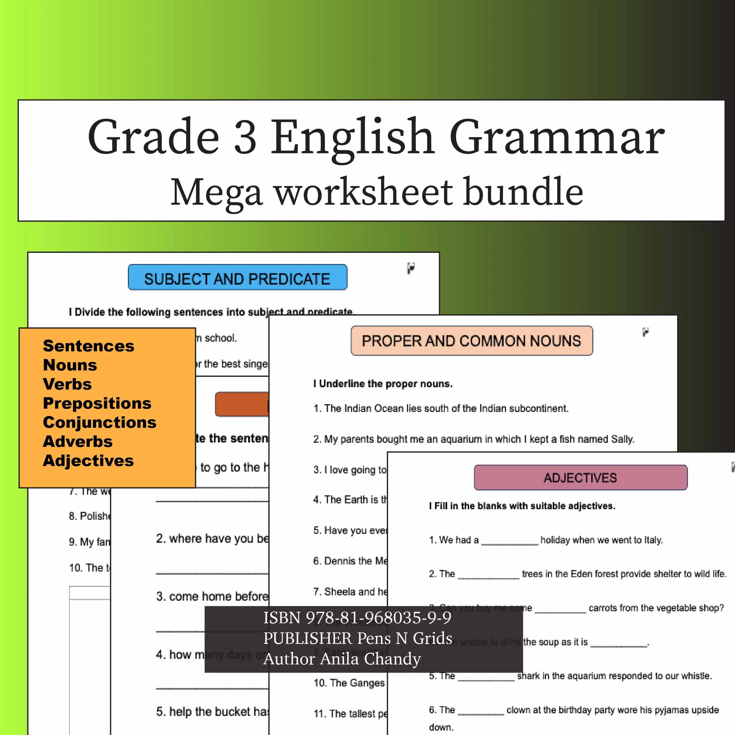 Grade 3 English Grammar Worksheets Pdf