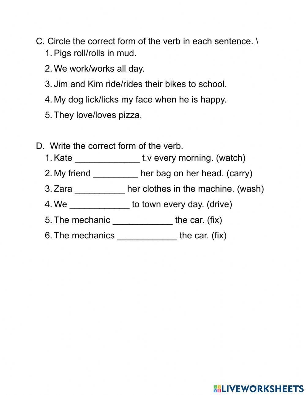 Key Stage 4 English Grammar Worksheets