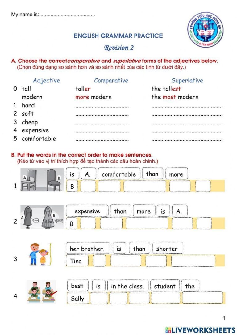 Grade 5 English Free Interactive Worksheets 996418