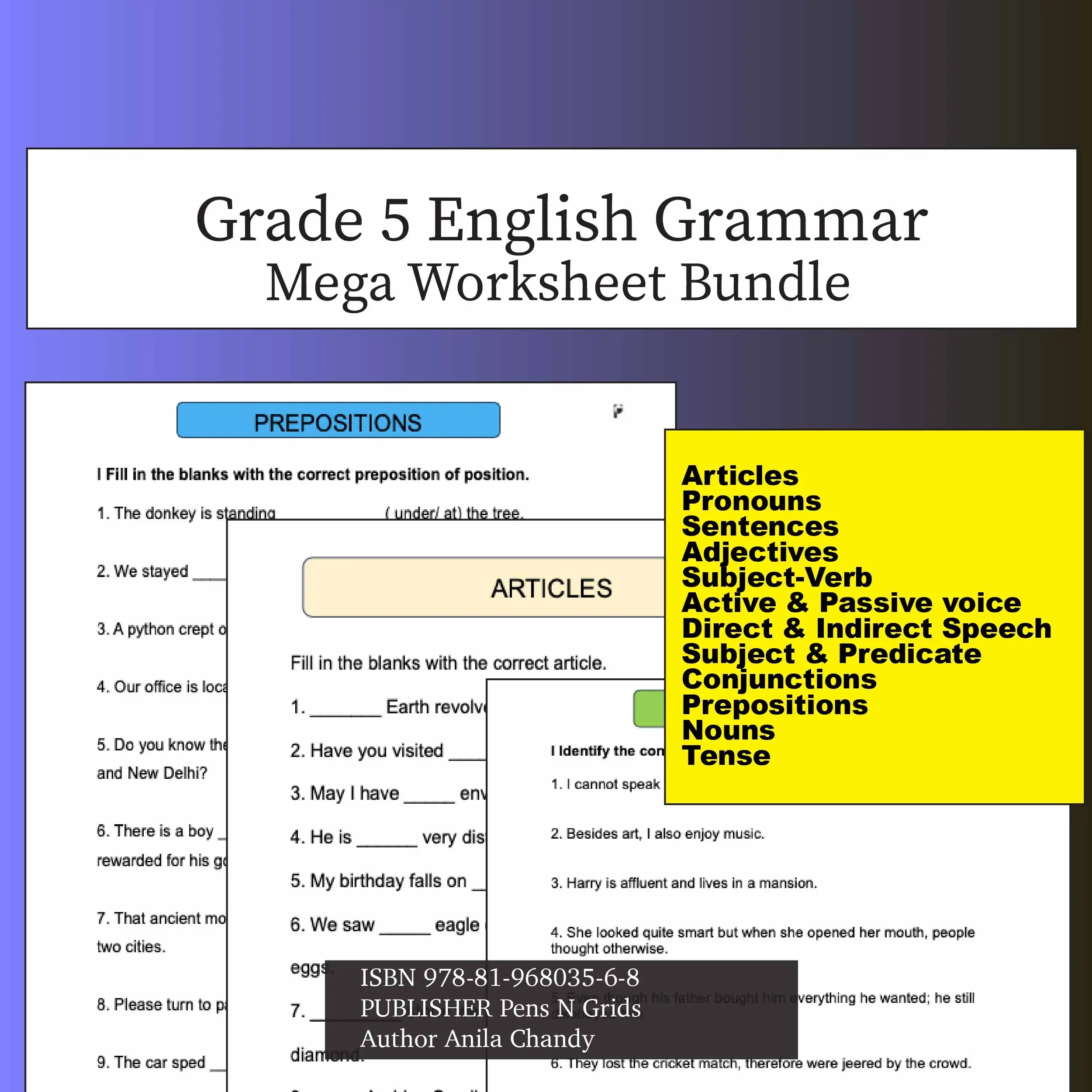 5th Grade Grammar Worksheets Pdf