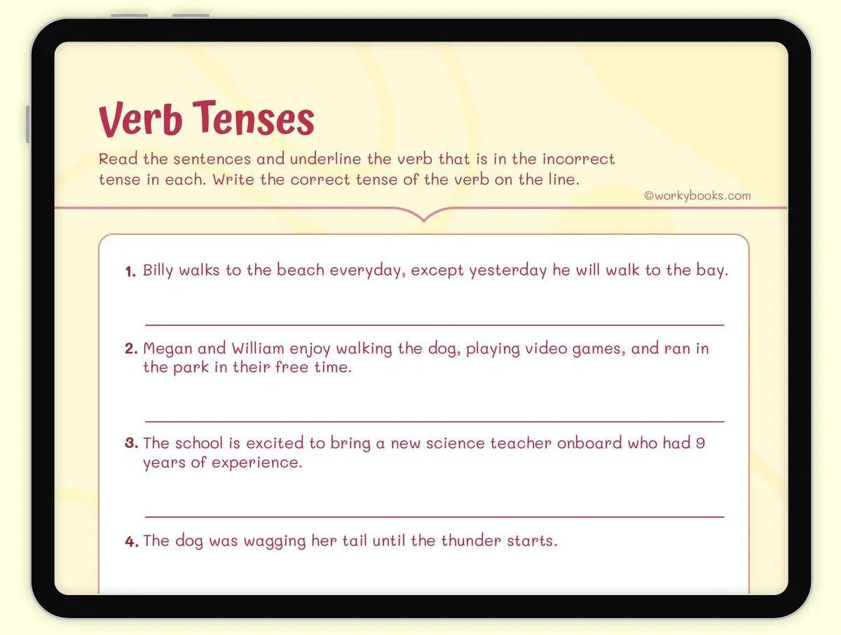 Grammar Verb Tense Consistency Worksheet Answers Grammar Verb Tense Consistency Worksheet Answers