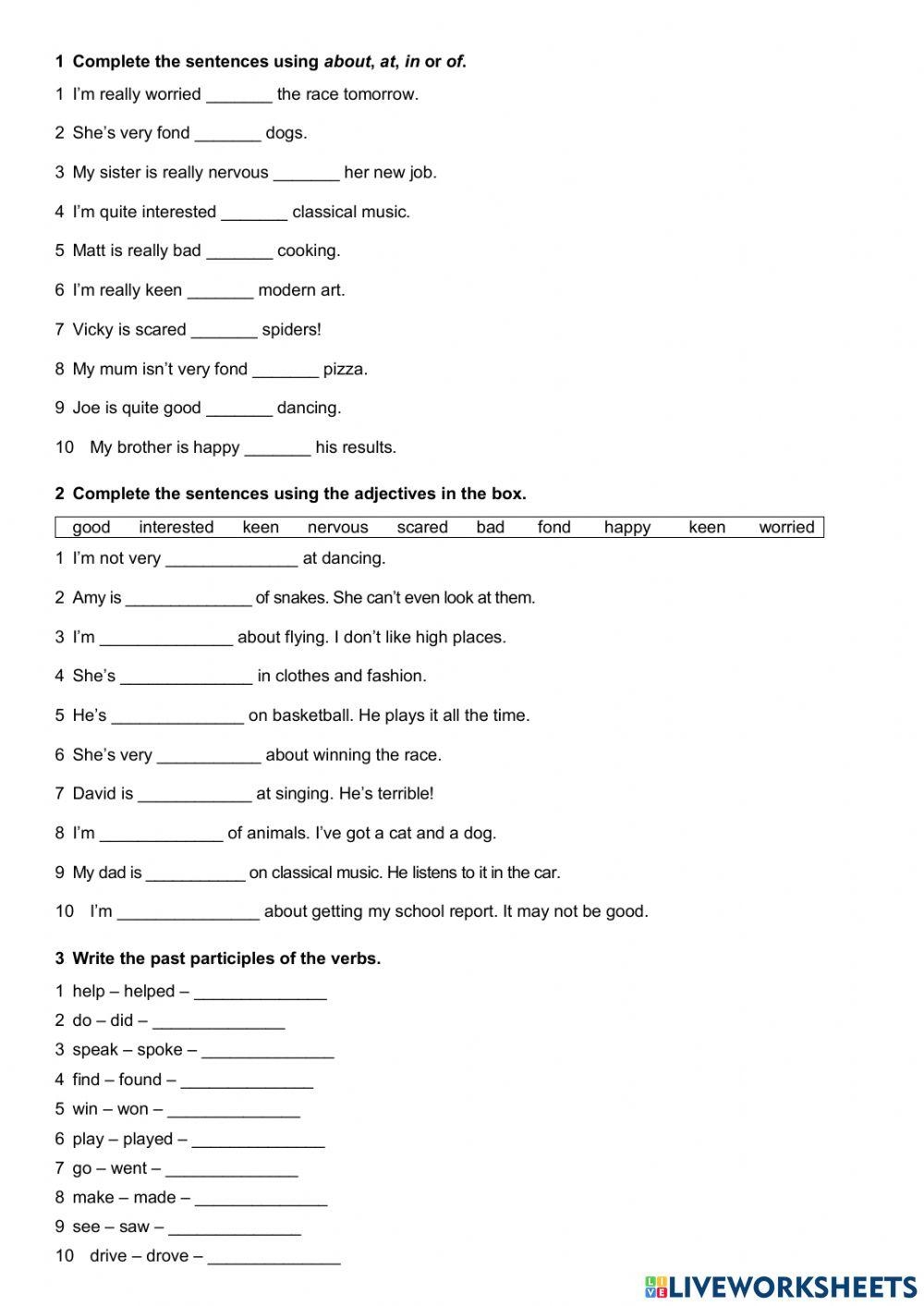 Grade 6 Gramma Free Interactive Worksheets 2015962 Grade 6 Gramma Free Interactive Worksheets 2015962