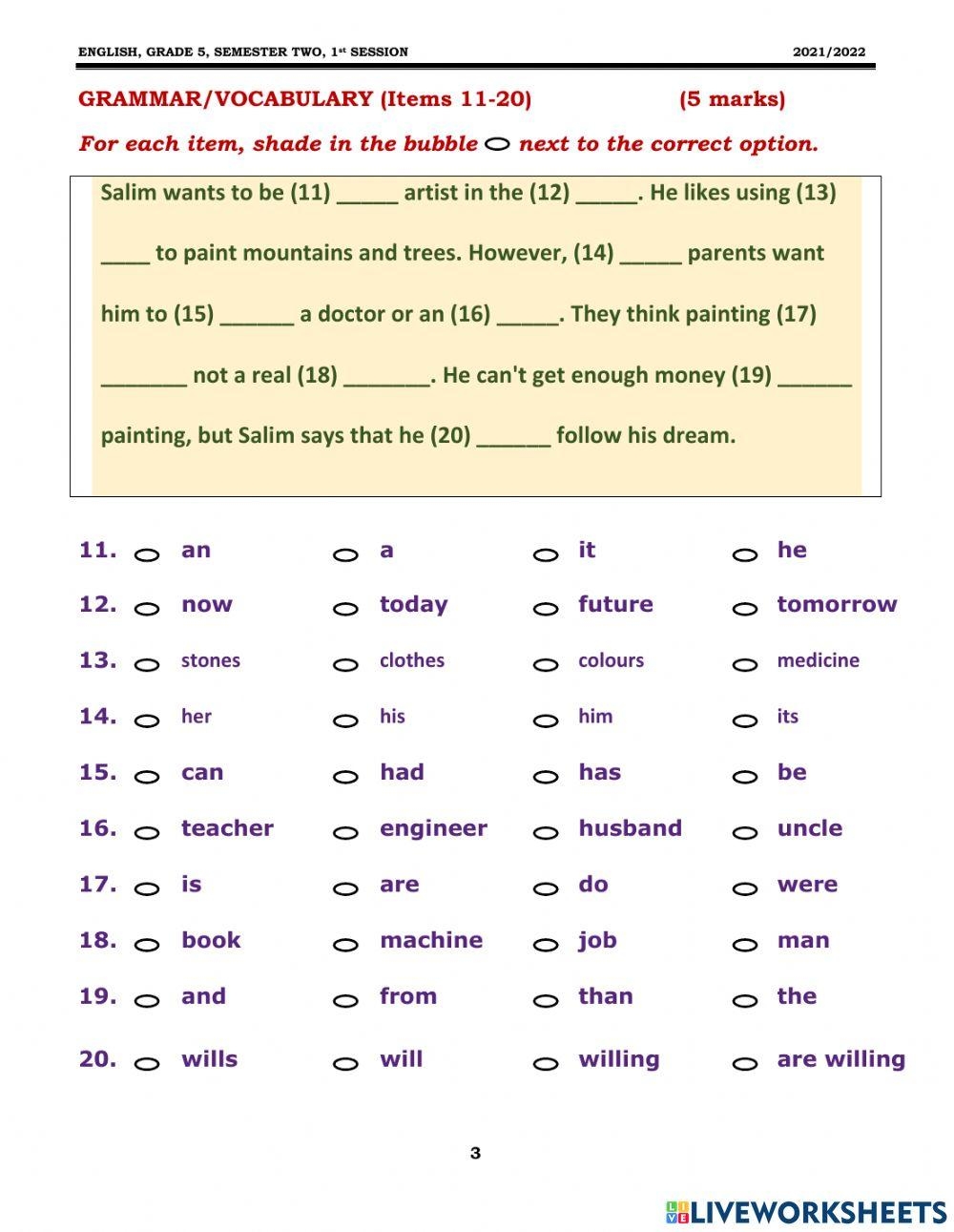 Grade 6 Grammar Free Interactive Worksheets 2276312 Grade 6 Grammar Free Interactive Worksheets 2276312