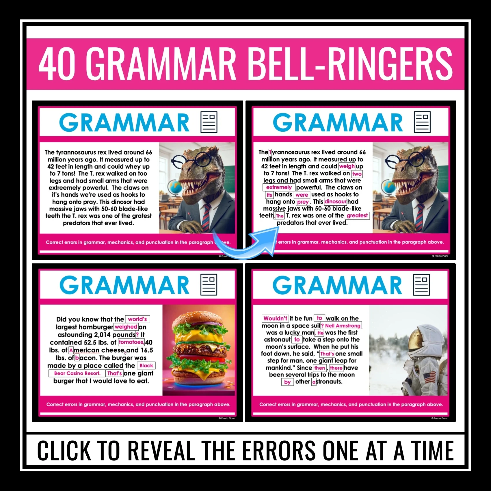 Grammar Bell Ringers And Warm Ups Spelling Punctuation And Grammar Presto Plans Grammar Bell Ringers And Warm Ups Spelling Punctuation And Grammar Presto Plans