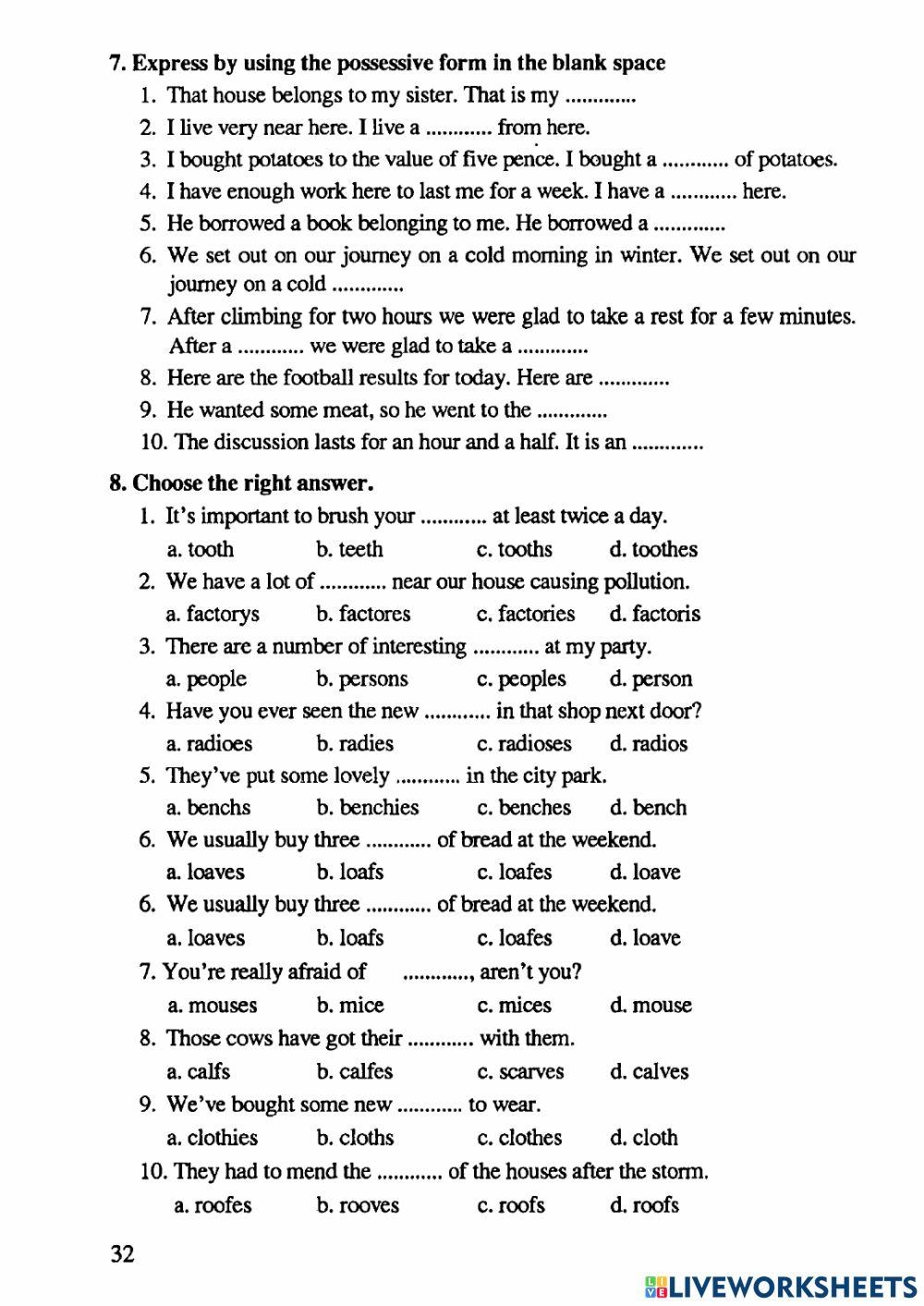 Grammar C1 BT 34 Free Interactive Worksheets 2103834