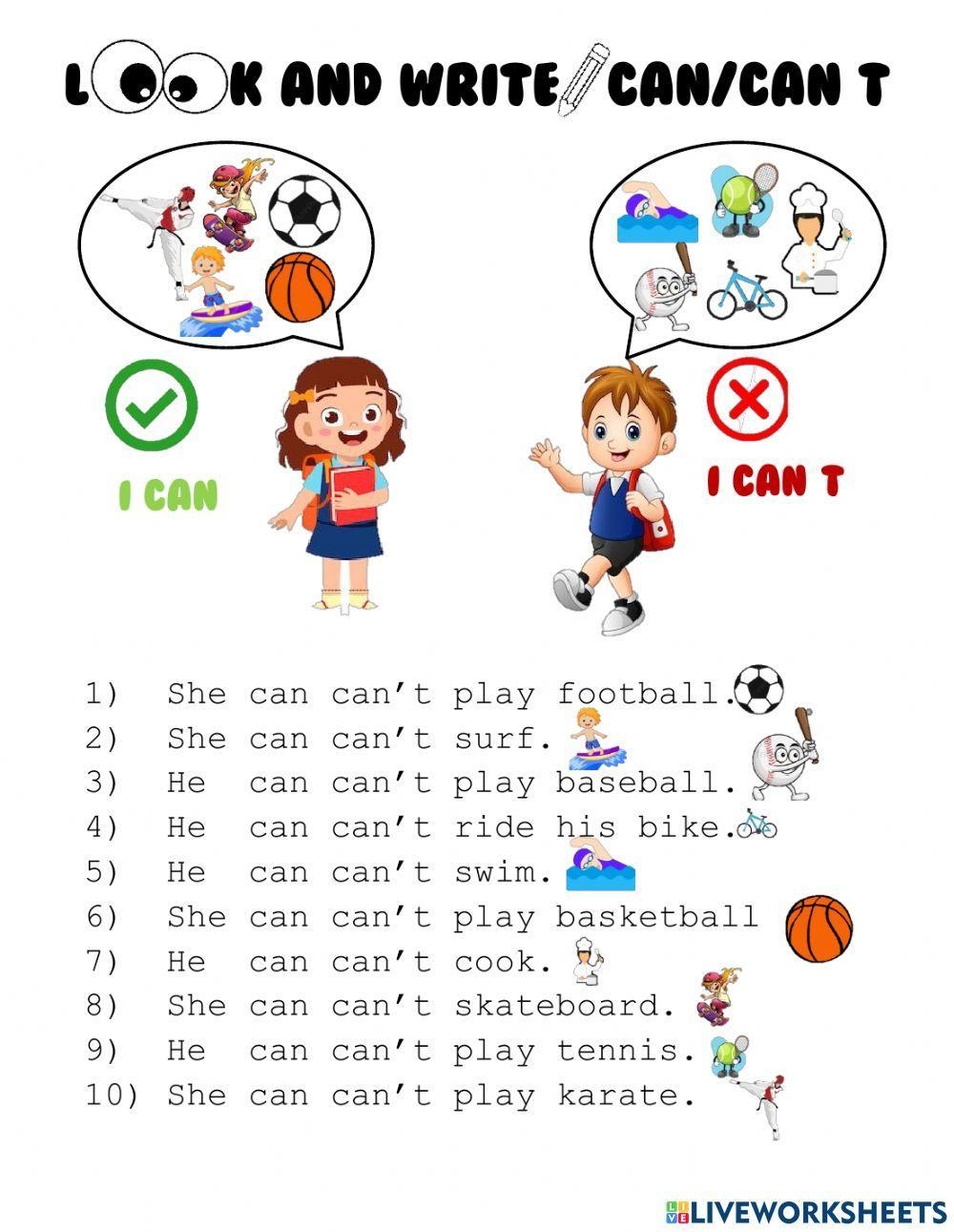 Grammar Can Ca Free Interactive Worksheets 1932208 Grammar Can Ca Free Interactive Worksheets 1932208