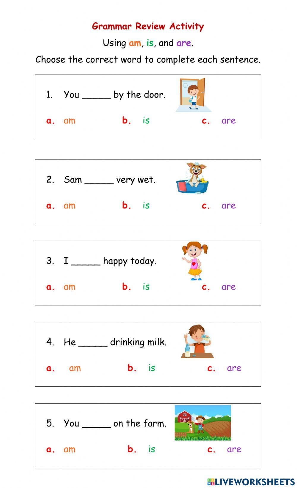Grammar Corre Free Interactive Worksheets 1682405