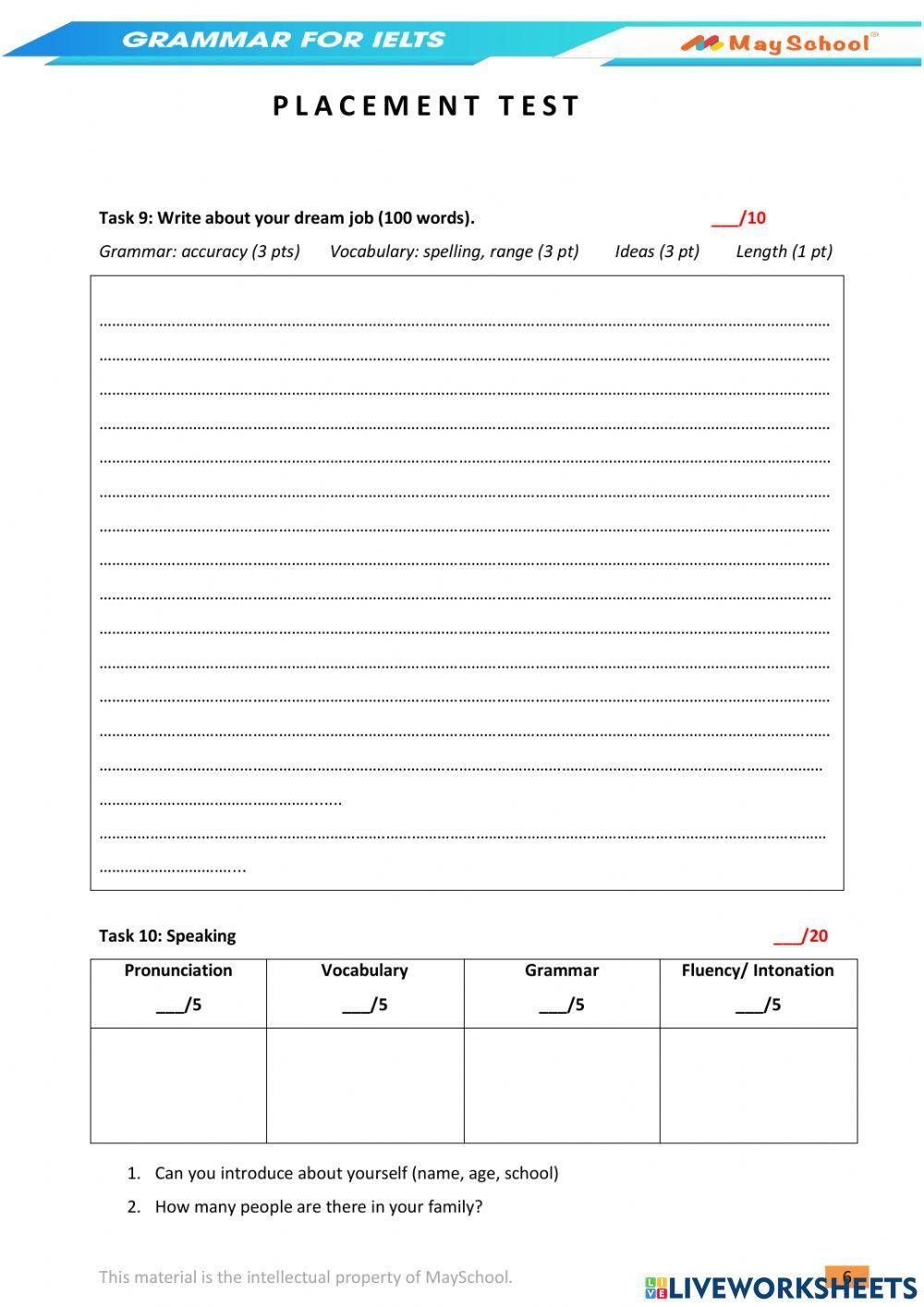 Grammar For IEL Free Interactive Worksheets 1781447