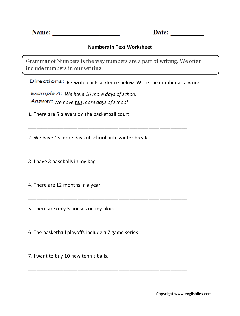 Grammar Mechanics Worksheets Grammar Of Numbers Worksheets Grammar Mechanics Worksheets Grammar Of Numbers Worksheets